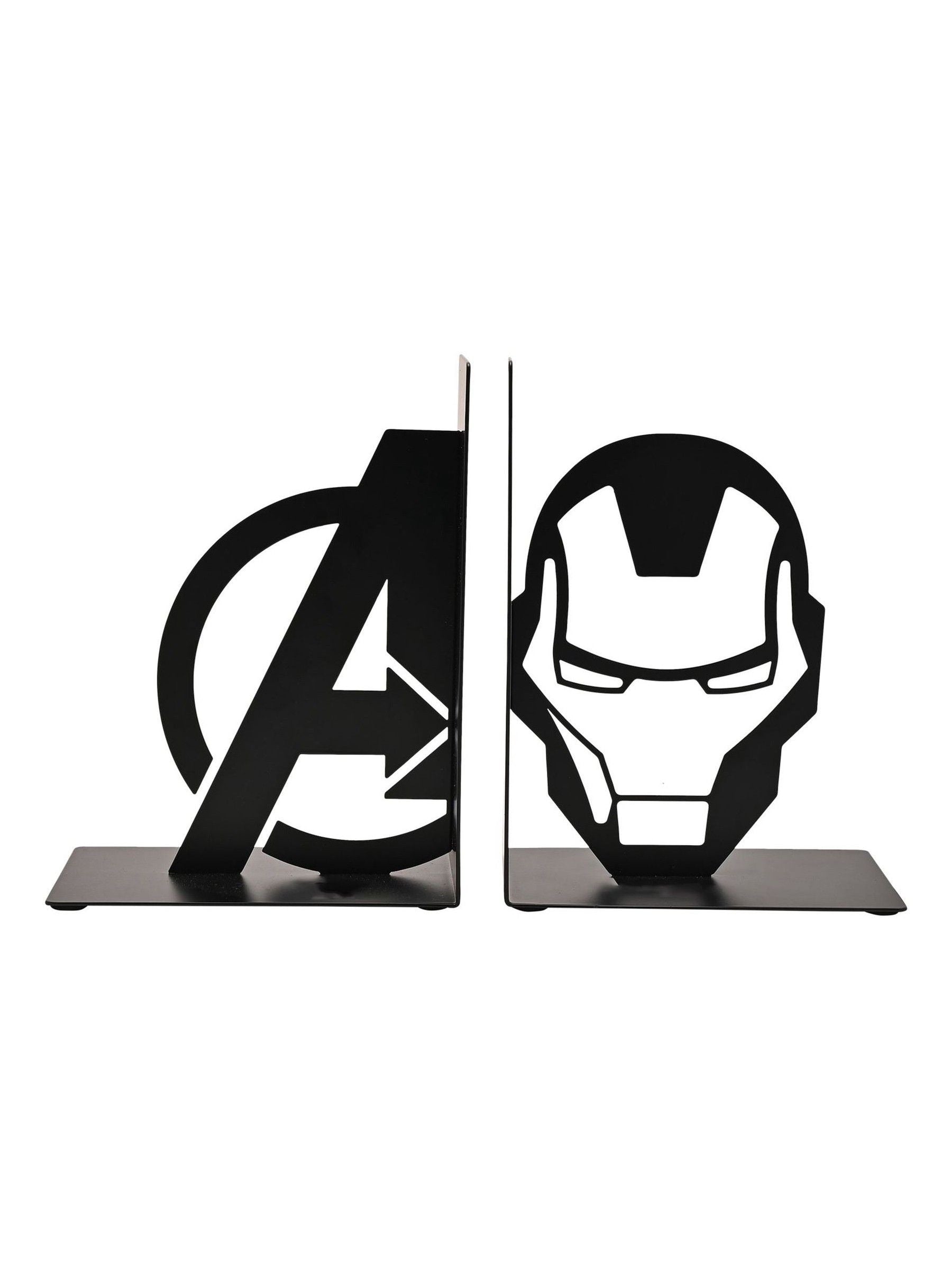 Marvel Black Iron Man metal bookends - British product