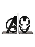 Marvel Black Iron Man metal bookends - British product