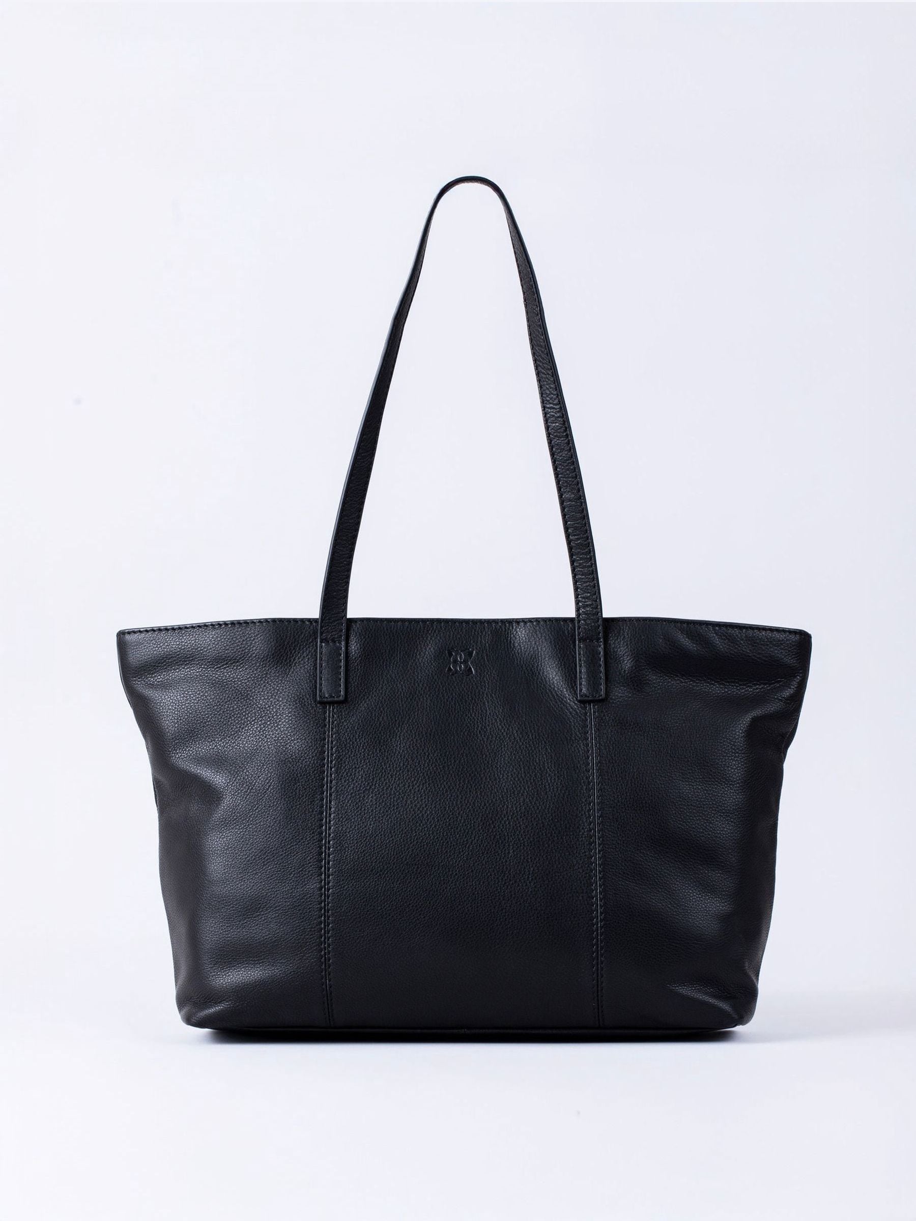 Lakeland Leather Torver Classic tote in white, imported from the UK