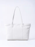 Lakeland Leather Torver Classic tote in white, imported from the UK