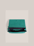 Hobbs meadow green Ashley suede clutch, imported from the UK