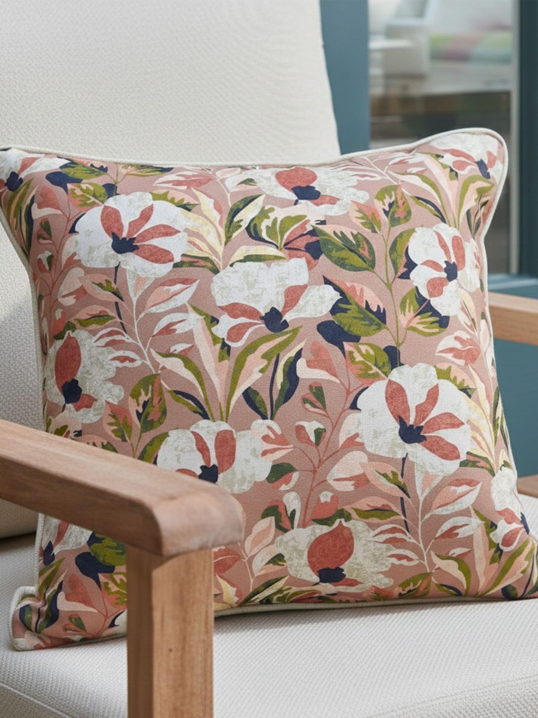 Laura Ashley Cream Lilith scatter cushion (British brand)