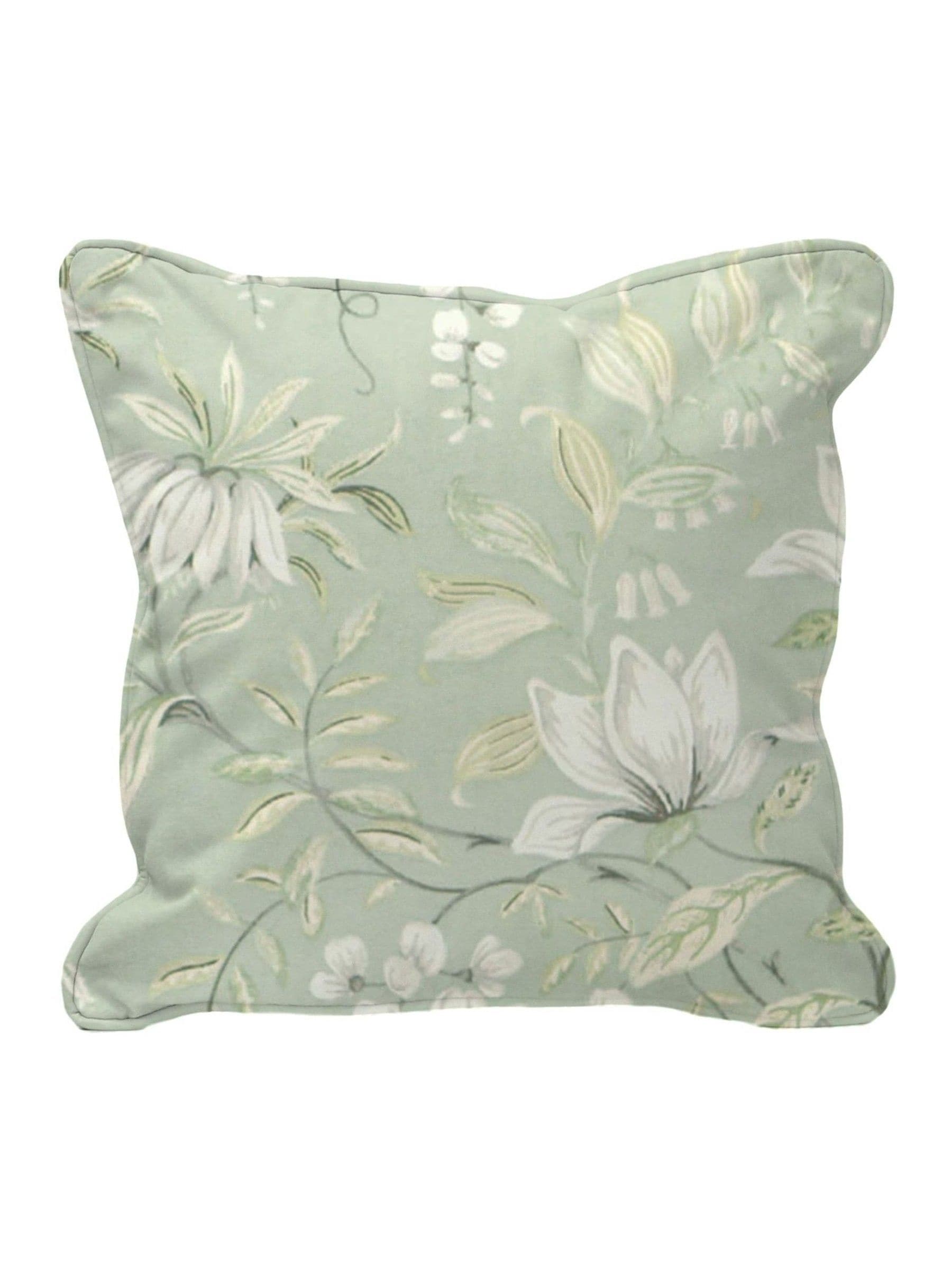 Laura Ashley sage green Parterre scatter cushion 40x40cm, imported from the UK