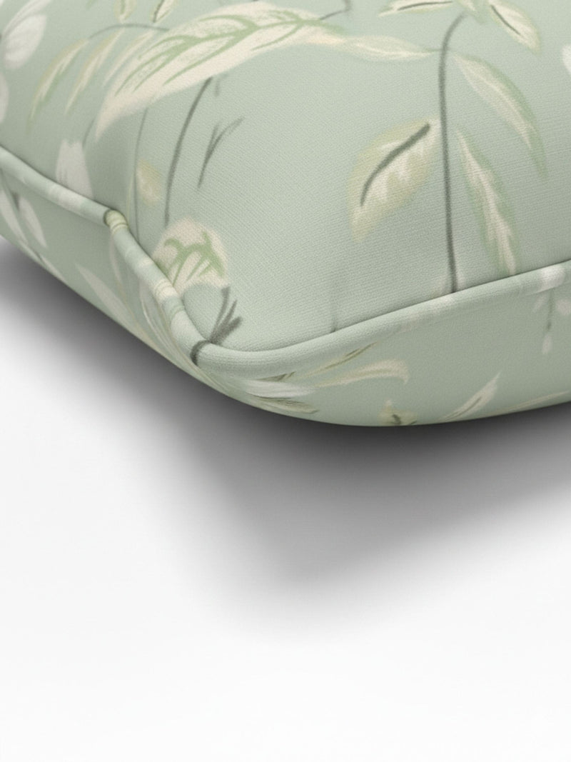 Laura Ashley sage green Parterre scatter cushion 40x40cm, imported from the UK