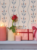Lights4fun set of 6 pink ribbed tea lights - British product