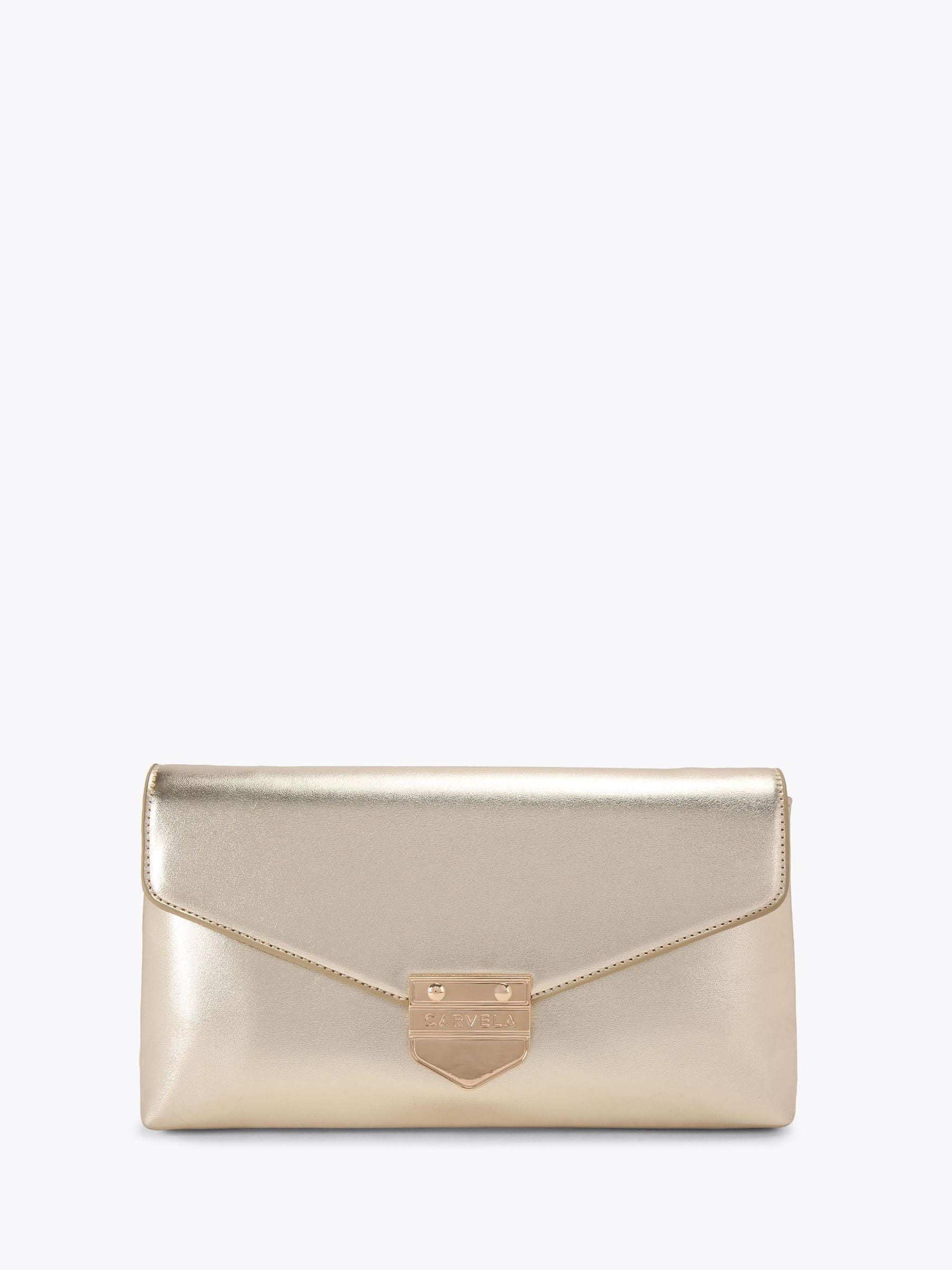 Carvela Black Maria Envelope Clutch Bag