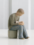 Willow Tree off white New Dad figurine 14cm (British brand)