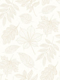 Hoopla Walls Dusty Sage Leaf Silhouette Wallpaper Sample (A4)
