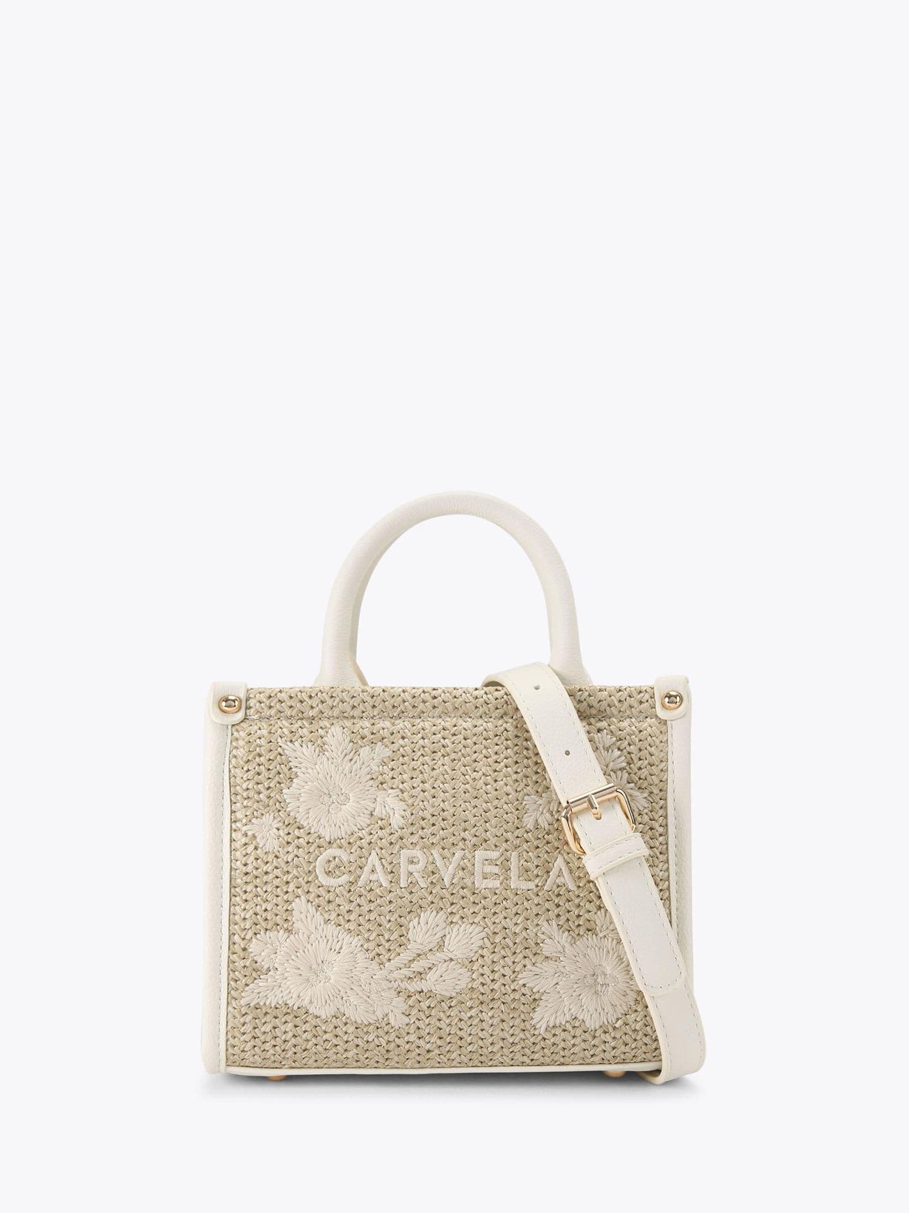 Carvela beige Sorrento micro tote bag - British product