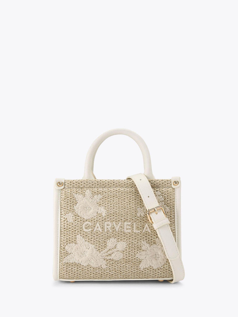 Carvela beige Sorrento micro tote bag - British product