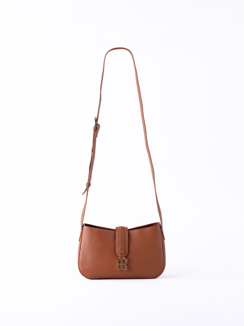 Lakeland Leather brown cross-body bag, imported from the UK
