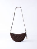 Lakeland Leather Brown Mirehouse Suede Sling Bag