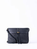Lakeland Leather blue Wasdale cross body bag - British product