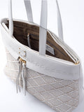 Lakeland Leather White Wasdale tote bag, UK version