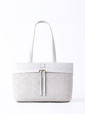 Lakeland Leather White Wasdale tote bag, UK version
