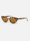 Oliver Bonas yellow animal print cat eye sunglasses (British brand)