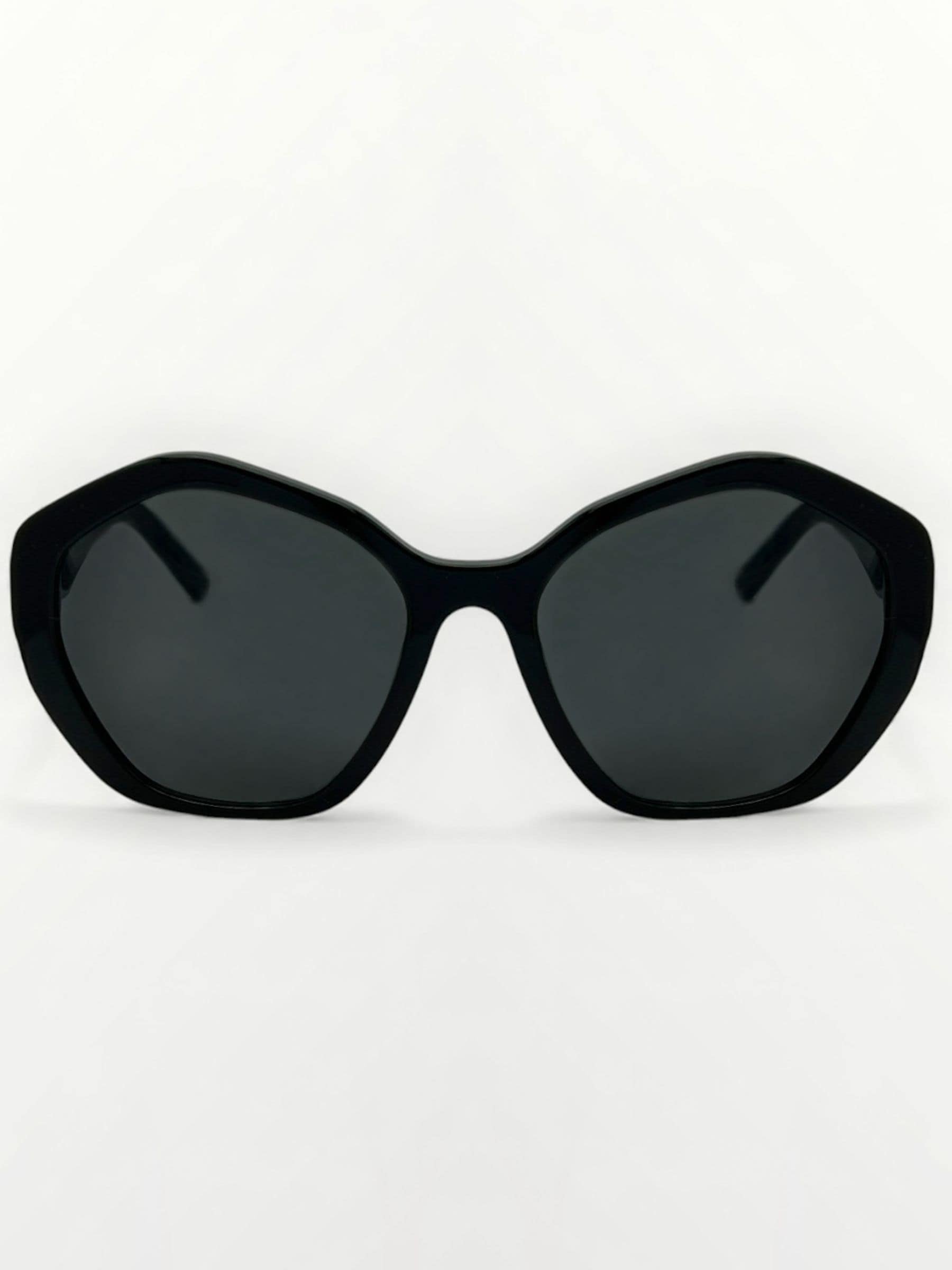 Laura Ashley black geometric sunglasses - British product