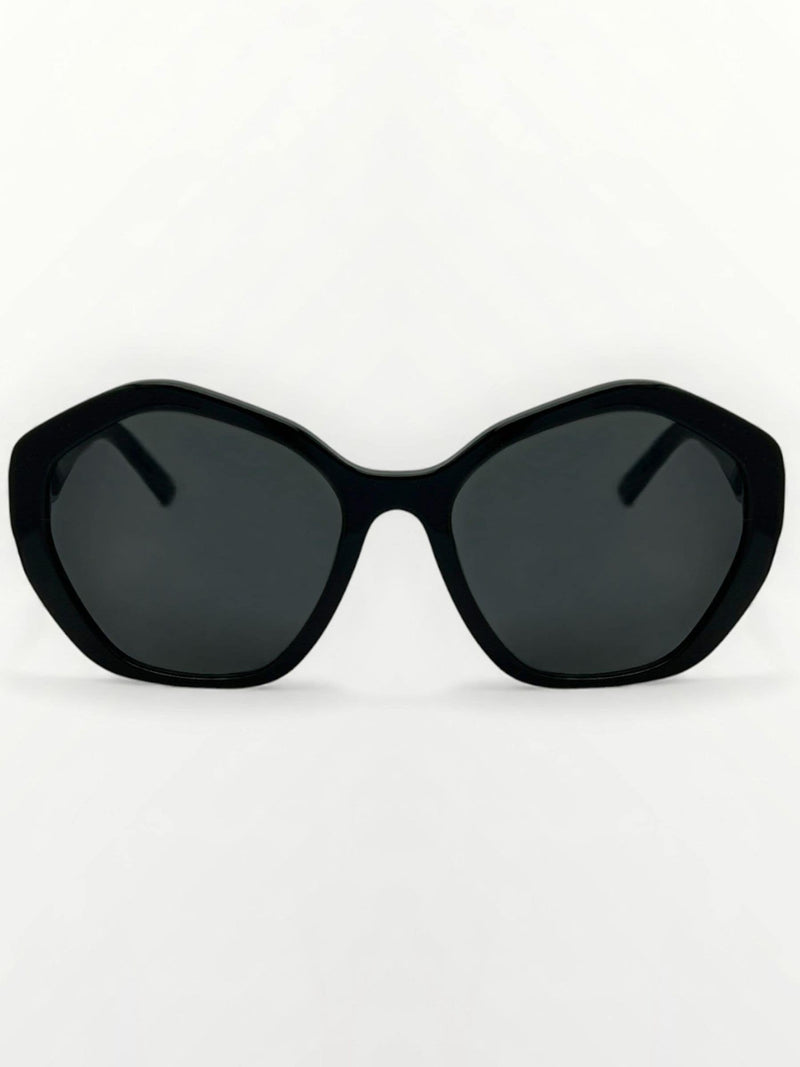 Laura Ashley black geometric sunglasses - British product