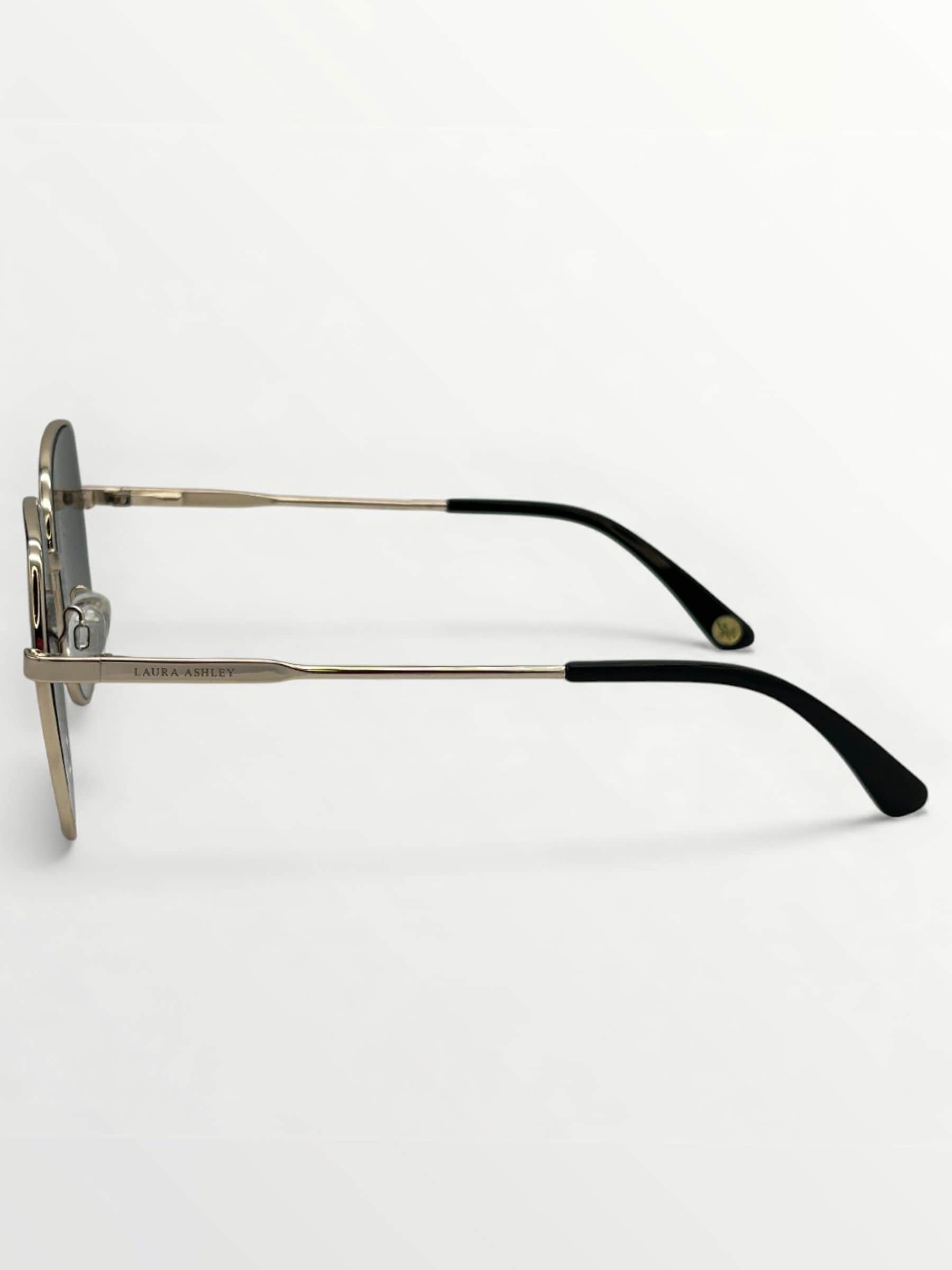 Laura Ashley gold oval sunglasses (British brand)