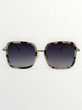 Laura Ashley brown square sunglasses with black gradient lenses (British brand)