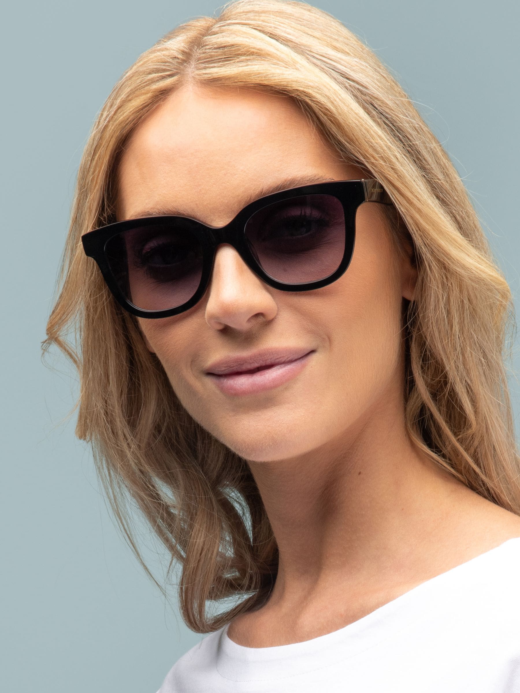 Laura Ashley black round sunglasses filter category 3 - British product