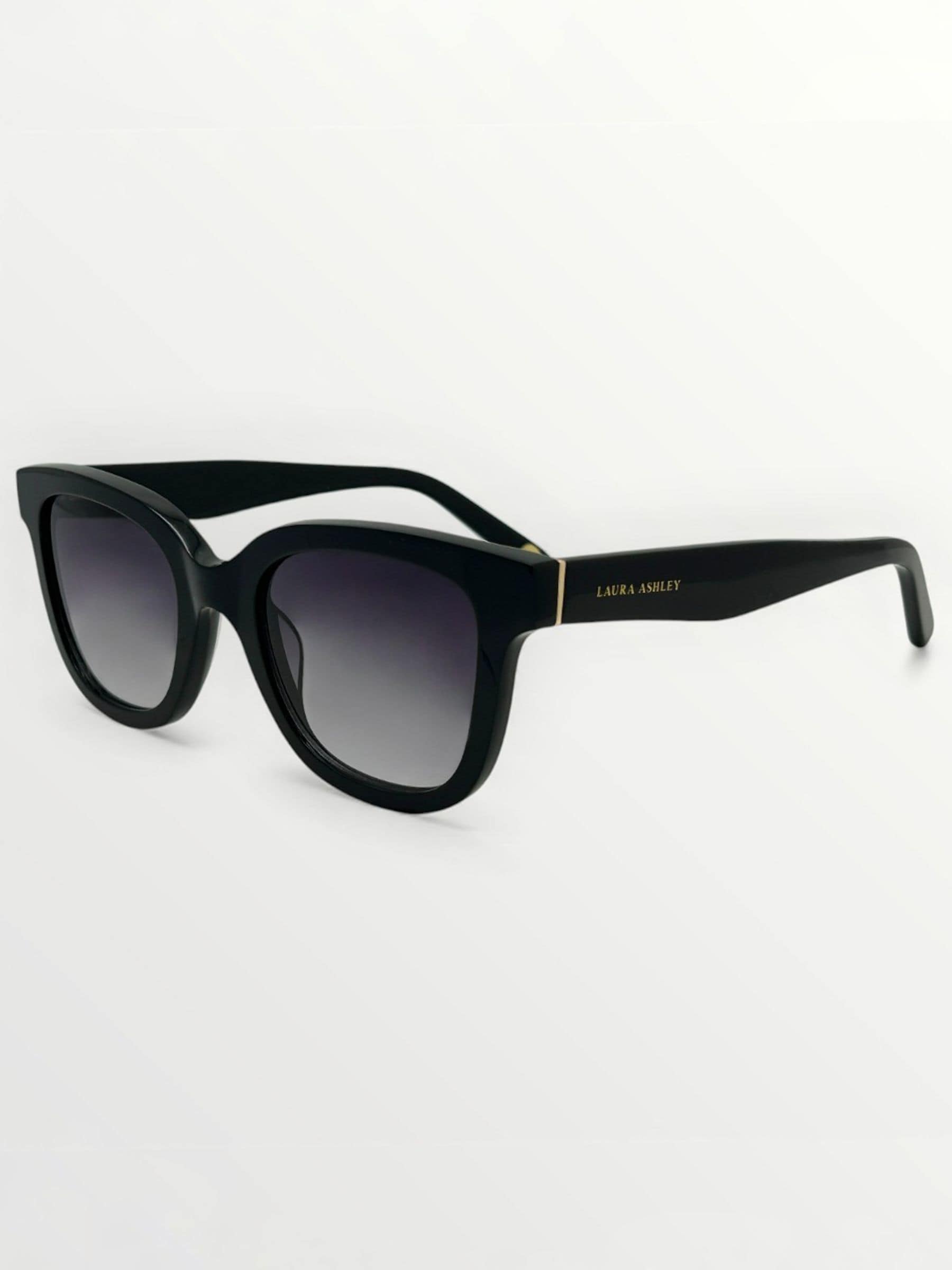 Laura Ashley black round sunglasses filter category 3 - British product