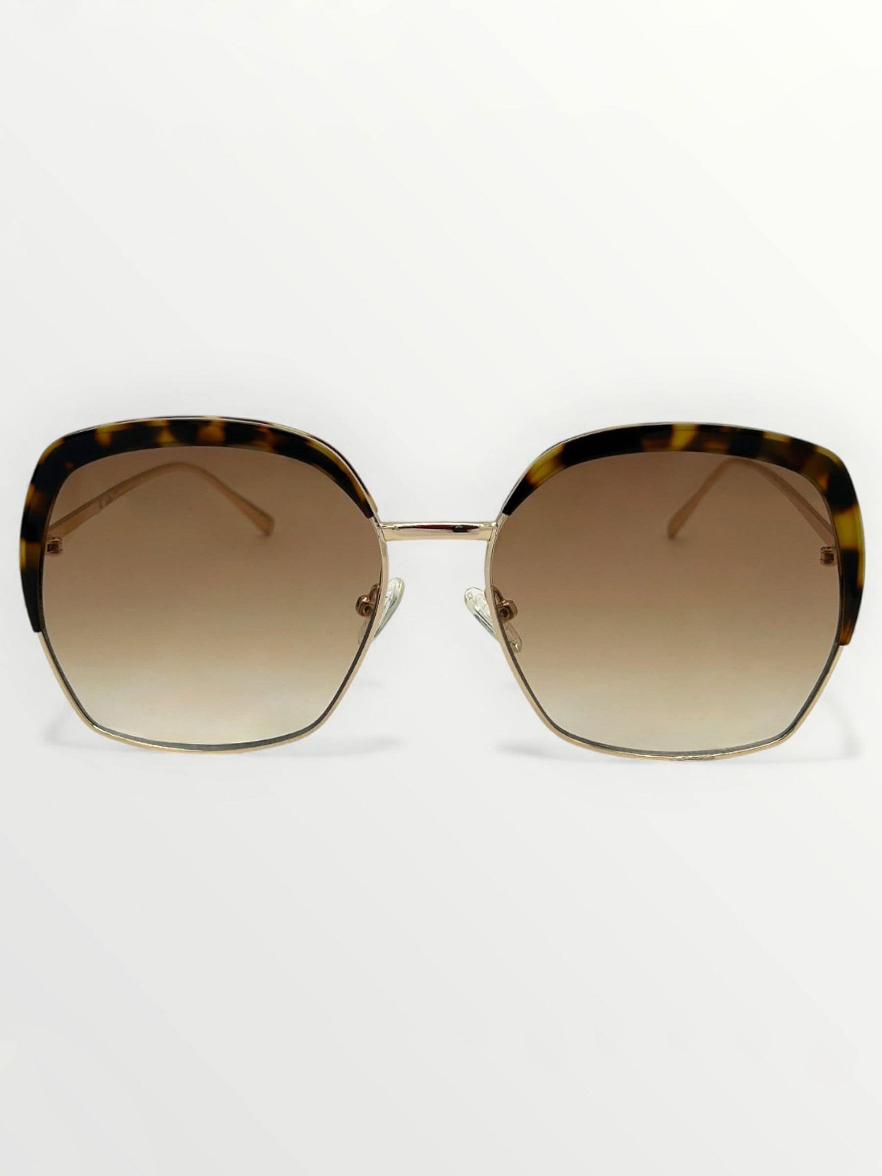 Laura Ashley geometric gold sunglasses, UK version