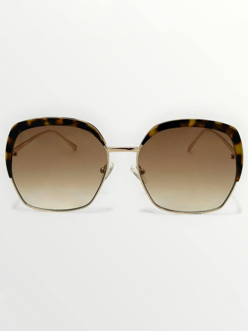 Laura Ashley geometric gold sunglasses, UK version