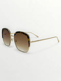 Laura Ashley geometric gold sunglasses, UK version