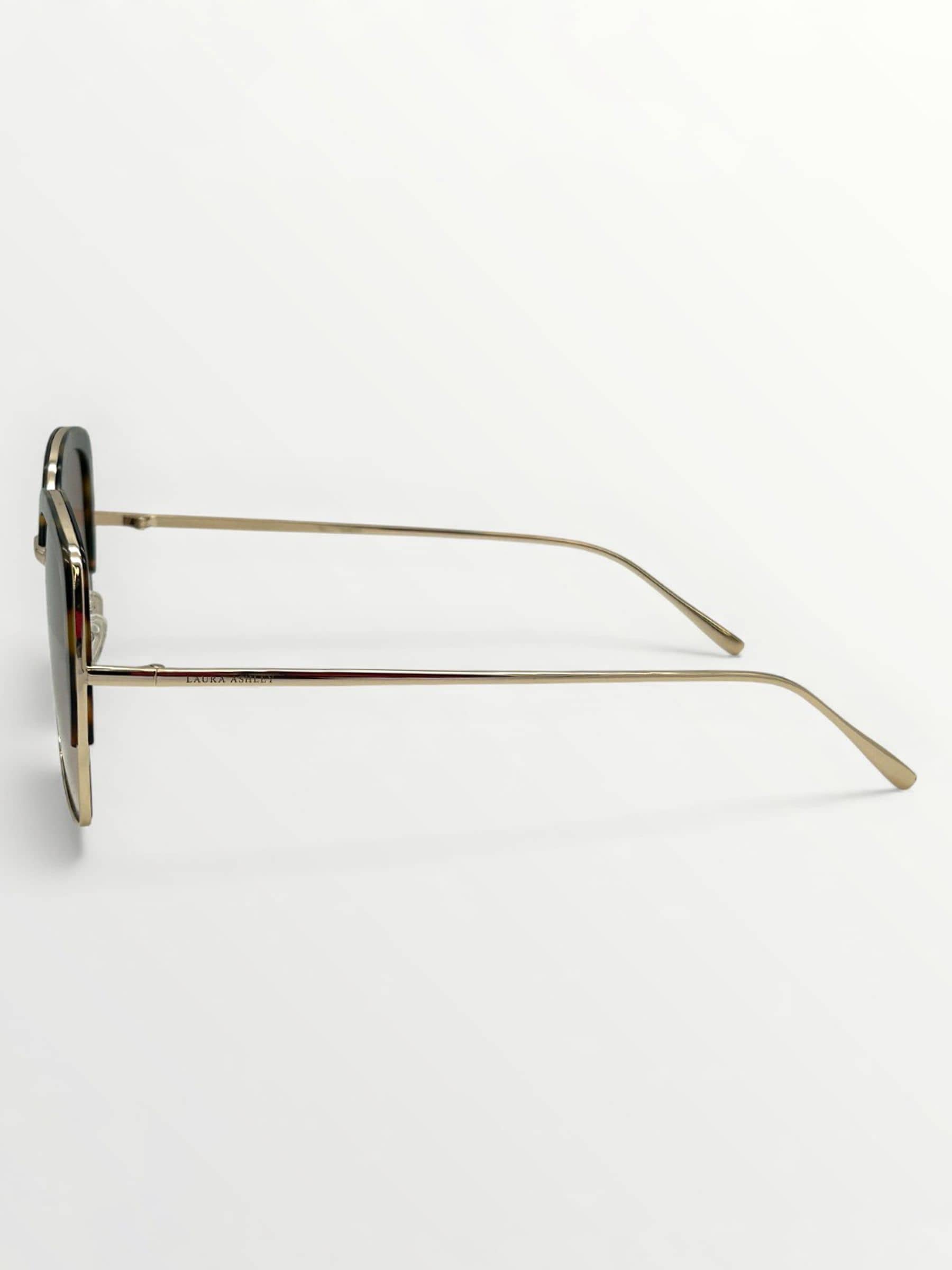 Laura Ashley geometric gold sunglasses, UK version