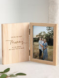 No Ordinary Gift personalised oak photo frame 20x15cm - British product