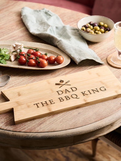 Next No Ordinary Gift Personalised BBQ King Serving Board 49 x 16cm- Buy online at McGrocer
