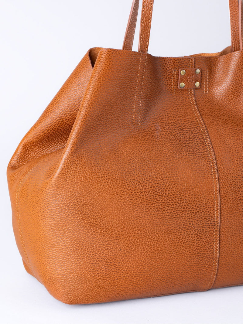 Lakeland Leather tan Tarraby tote bag, imported from the UK