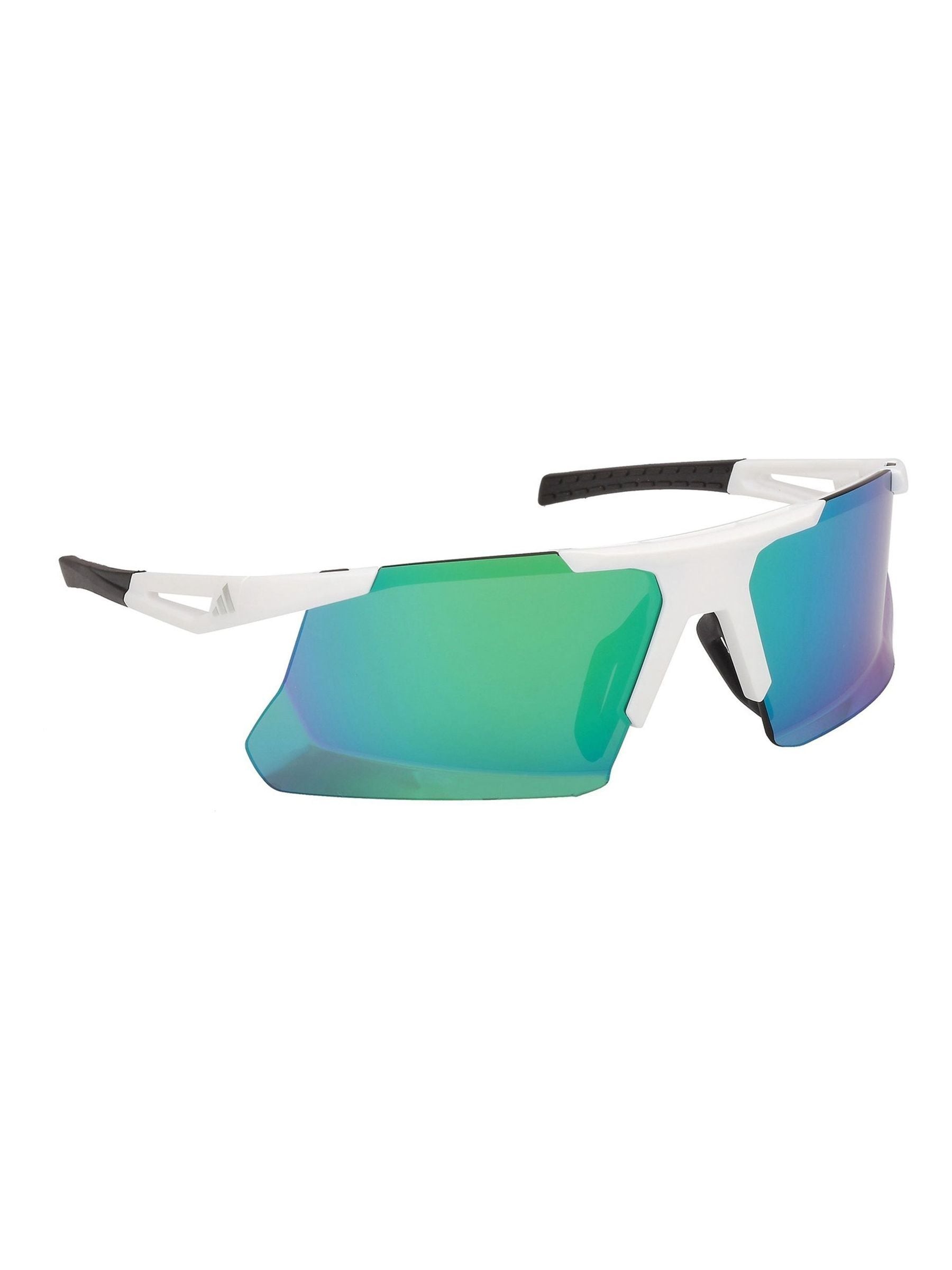 Adidas white dunamis bi sunglasses half rim frame - British product