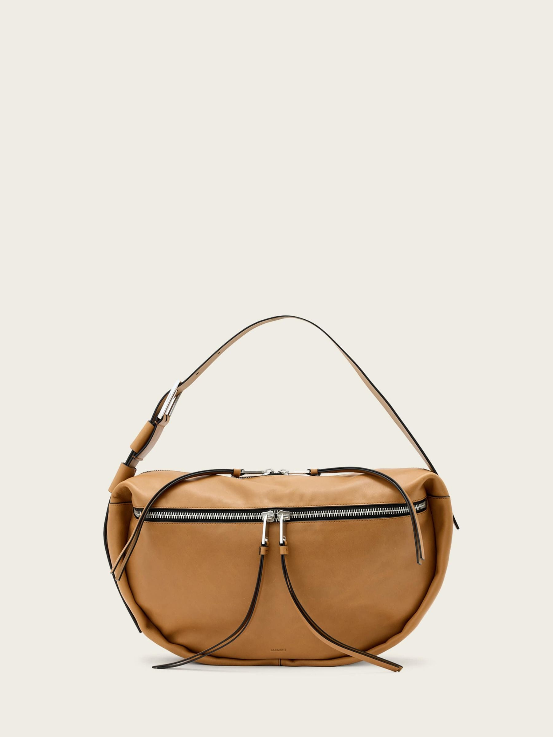 AllSaints Noemie brown shoulder bag (British brand)