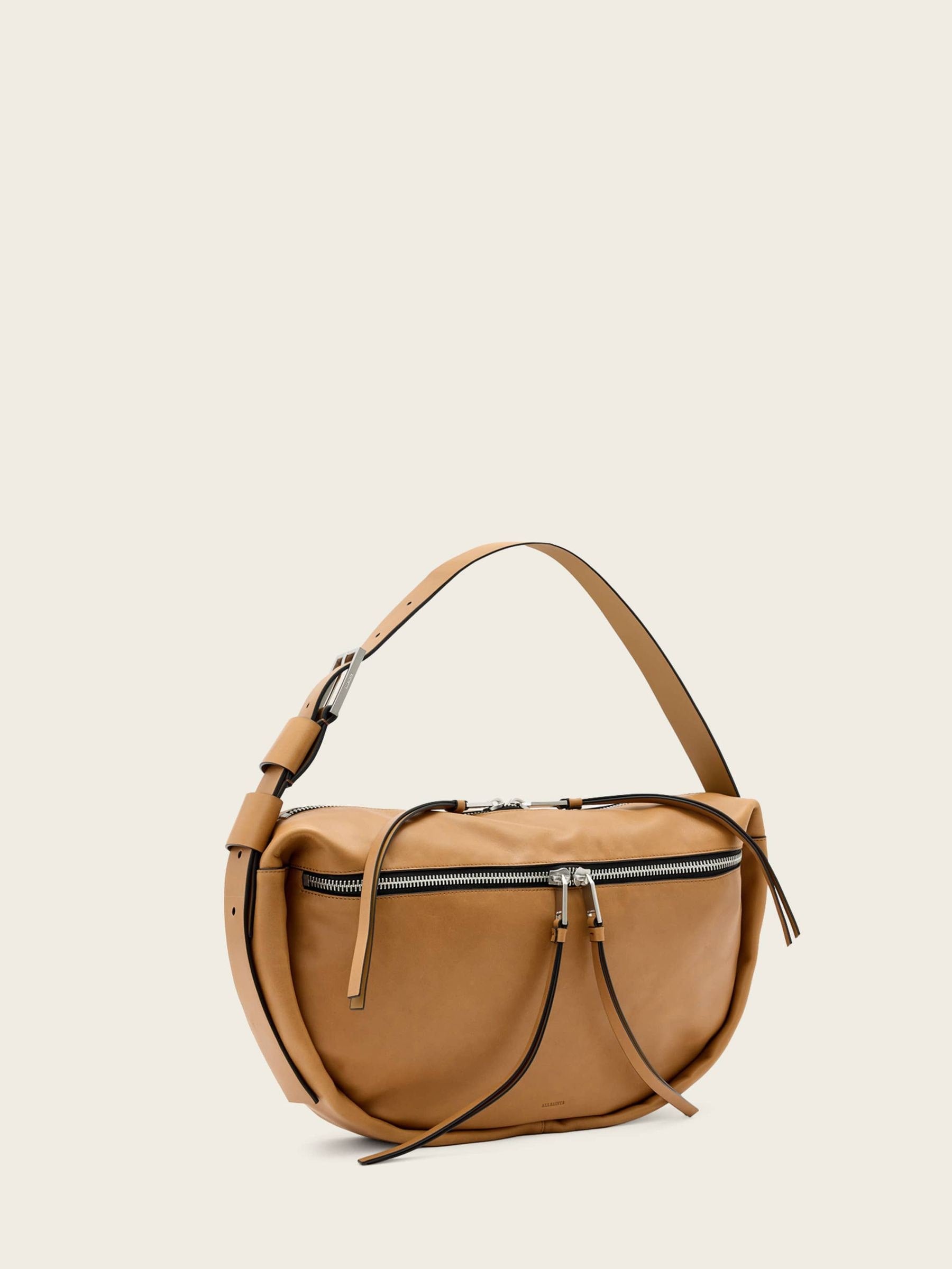 AllSaints Noemie brown shoulder bag (British brand)