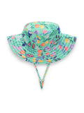 Purebaby green broad brim swim hat, UK version