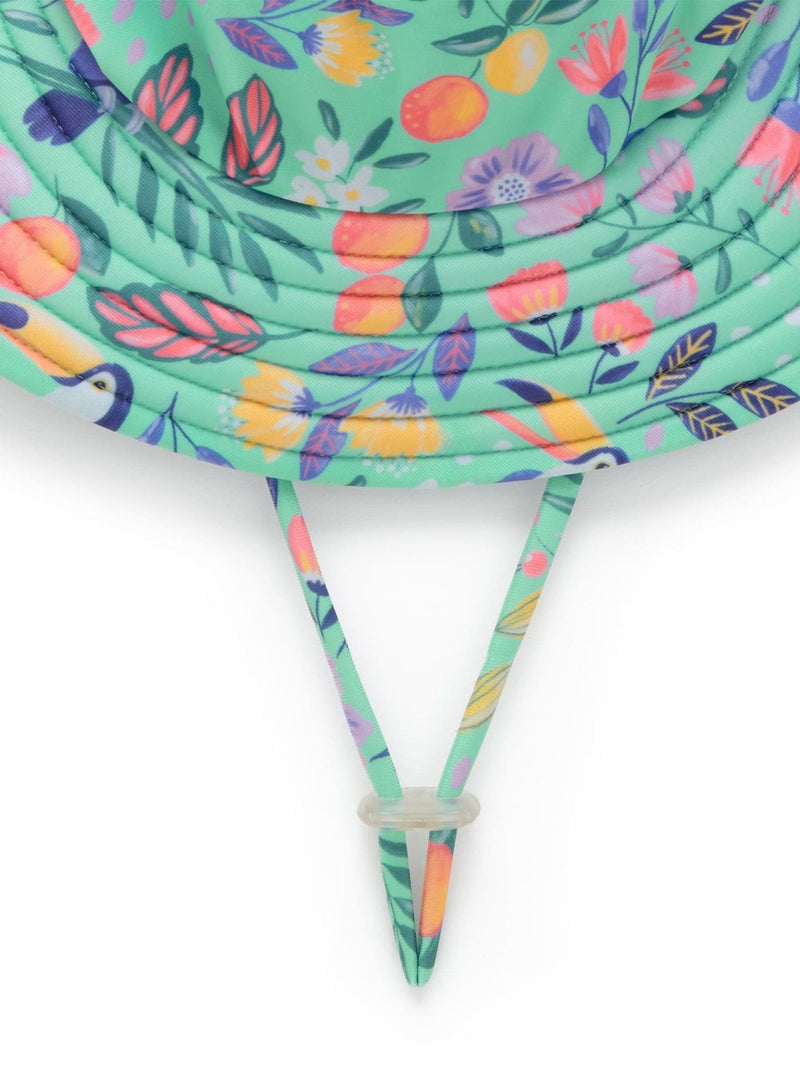 Purebaby green broad brim swim hat, UK version