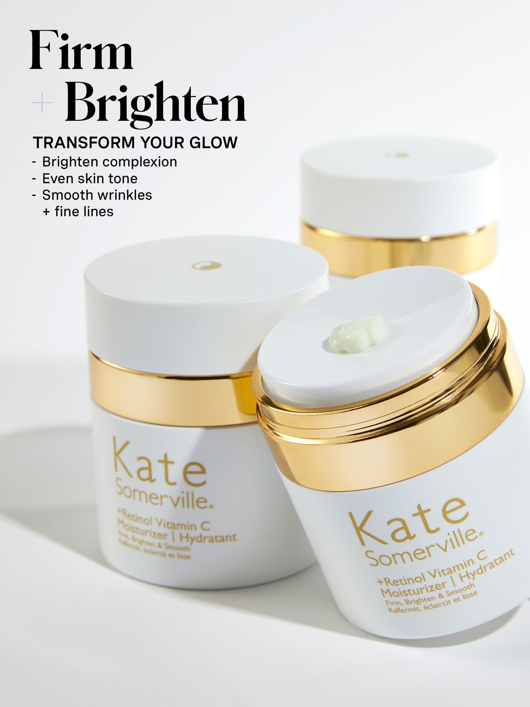 Kate Somerville +Retinol Vita C moisturizer 50ml, imported from the UK