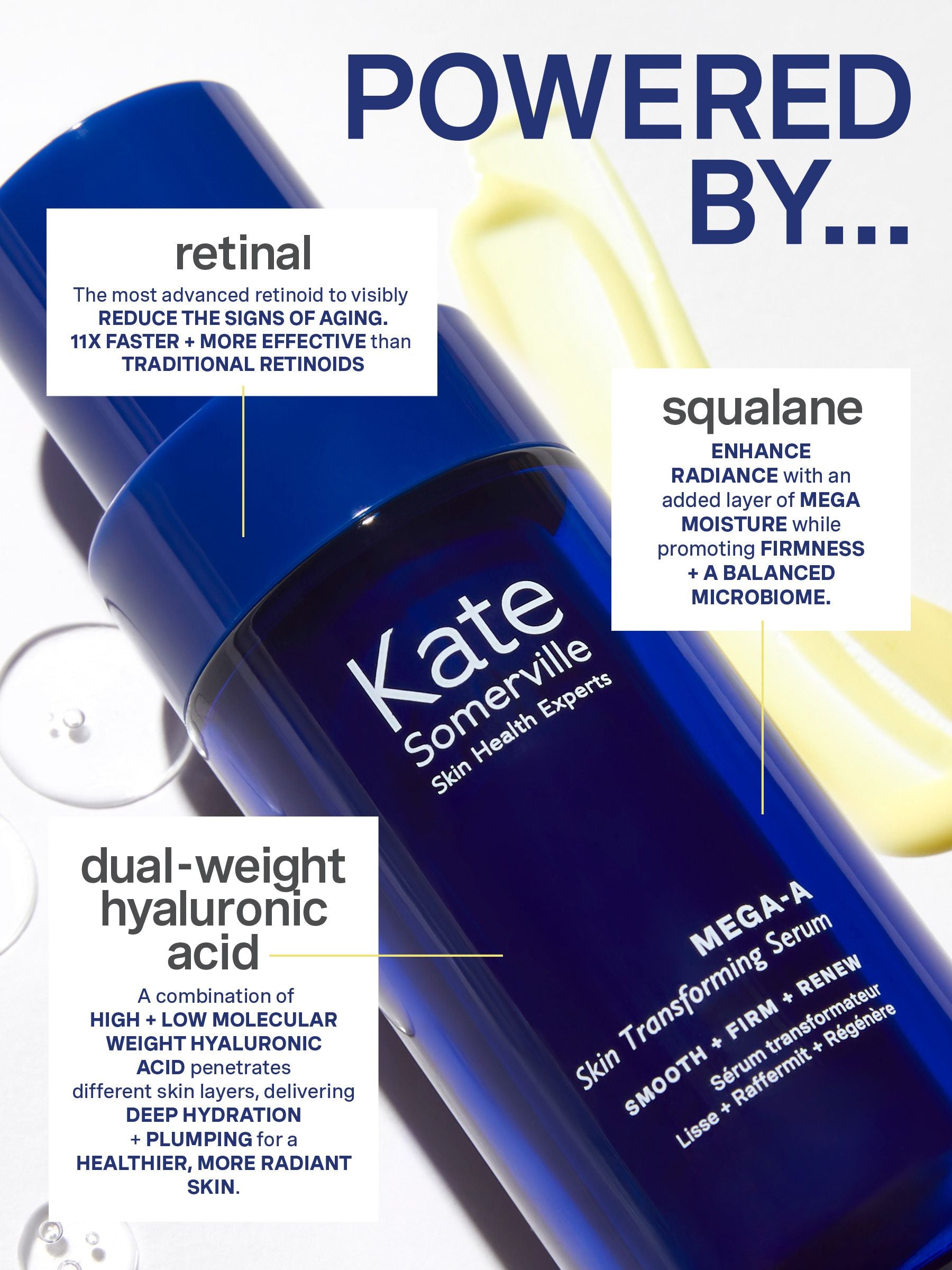 Kate Somerville Retinal+HA serum 30ml (British brand)