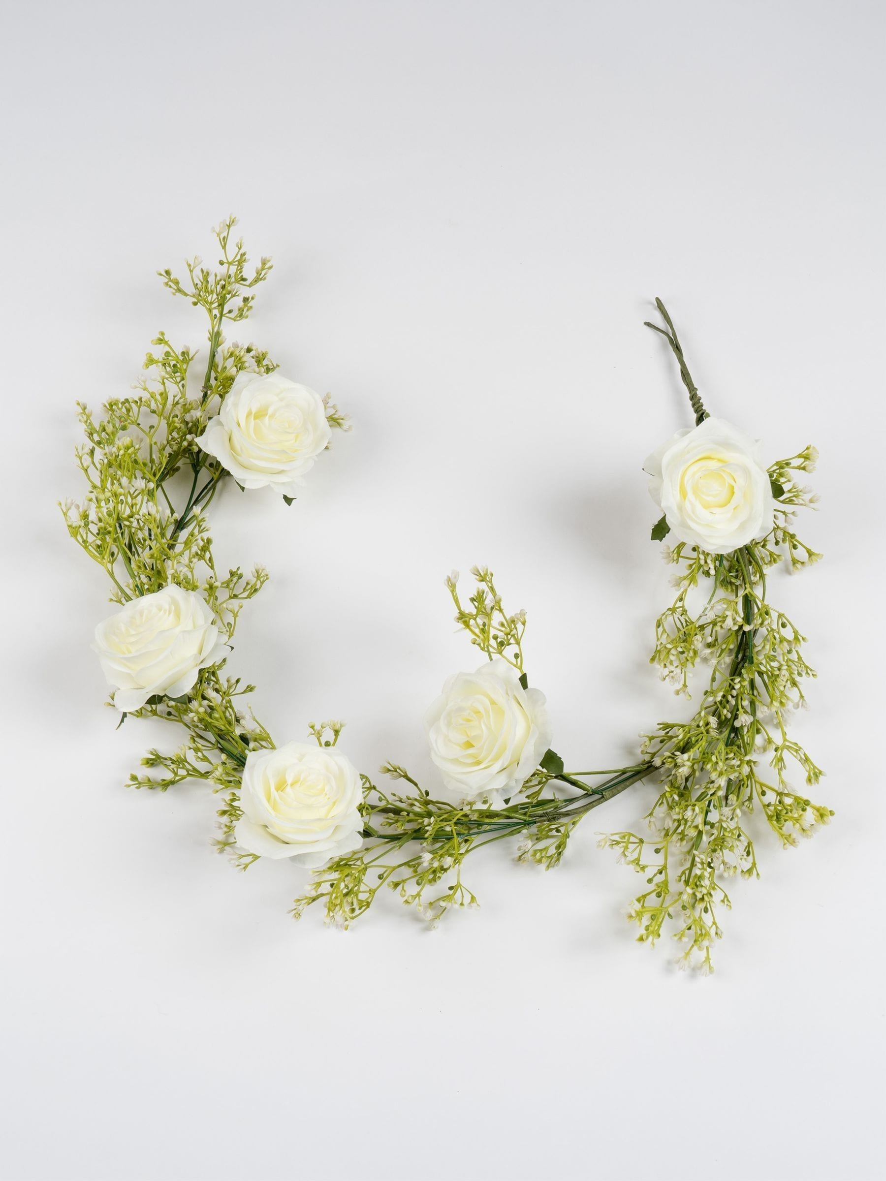 Scottish Everlastings Ltd rose and gyp garland 95cm, UK version