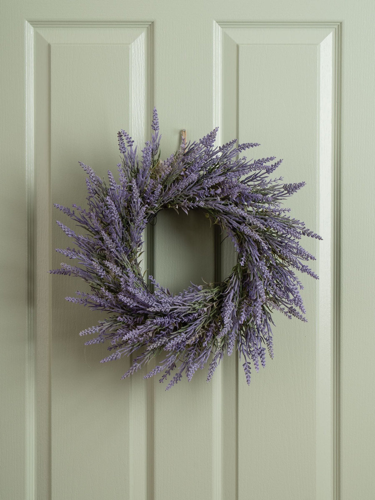 Scottish Everlastings artificial lavender wreath 45cm (British brand)