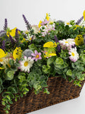 Scottish Everlastings artificial floral planter mixed 50cm, UK version