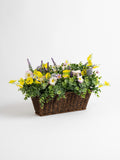 Scottish Everlastings artificial floral planter mixed 50cm, UK version