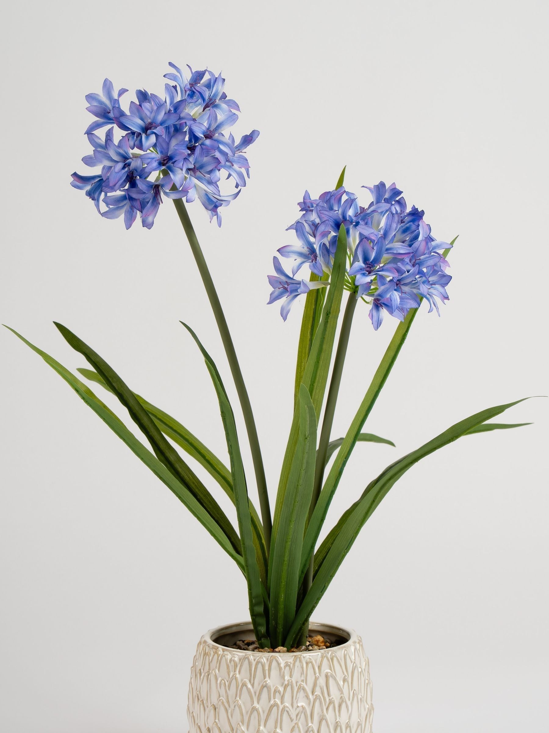 Scottish Everlastings artificial blue hyacinth 64cm, imported from the UK
