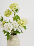 Scottish Everlastings artificial snowball arrangement white (British brand)