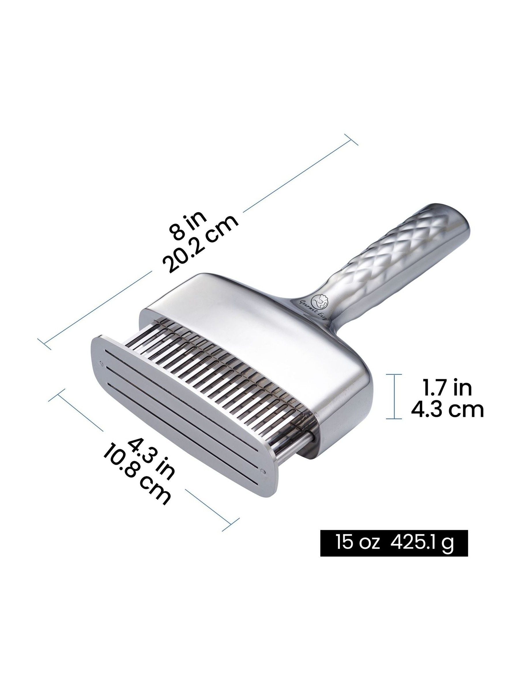 Gourmet Easy stainless steel meat tenderizer tool - British product