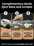 Gourmet Easy stainless steel garlic rocker, UK version