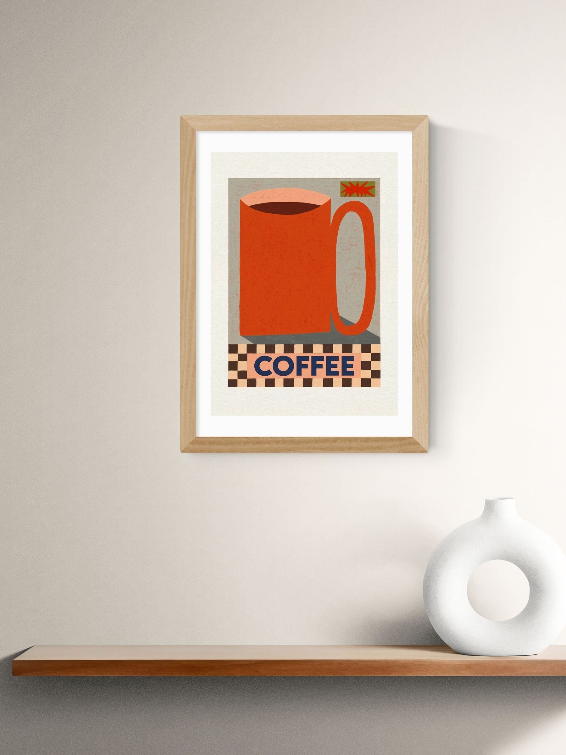 East End Prints coffee wall art print (British brand)
