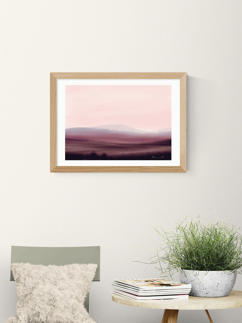 East End Prints Oak Dusk Wall Art Print by Dan Hobday